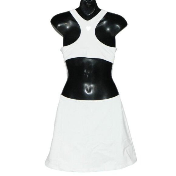 TNAlife Surpass Tennis Sport White Racer Back Dress Aritzia Size M - Picture 8 of 12